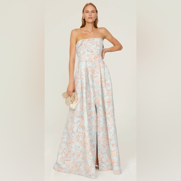 Sachin + Babi Dresses & Skirts - Women’s RTR Sachin & Babi
Brielle Gown Strapless Sz 6 Pale Blue Floral wedding